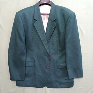 English Sports Shop Bermuda Men's Golf Sports Blazer Classic Green Size 48R NWOT
